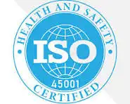 ISO 45001 certification logo
