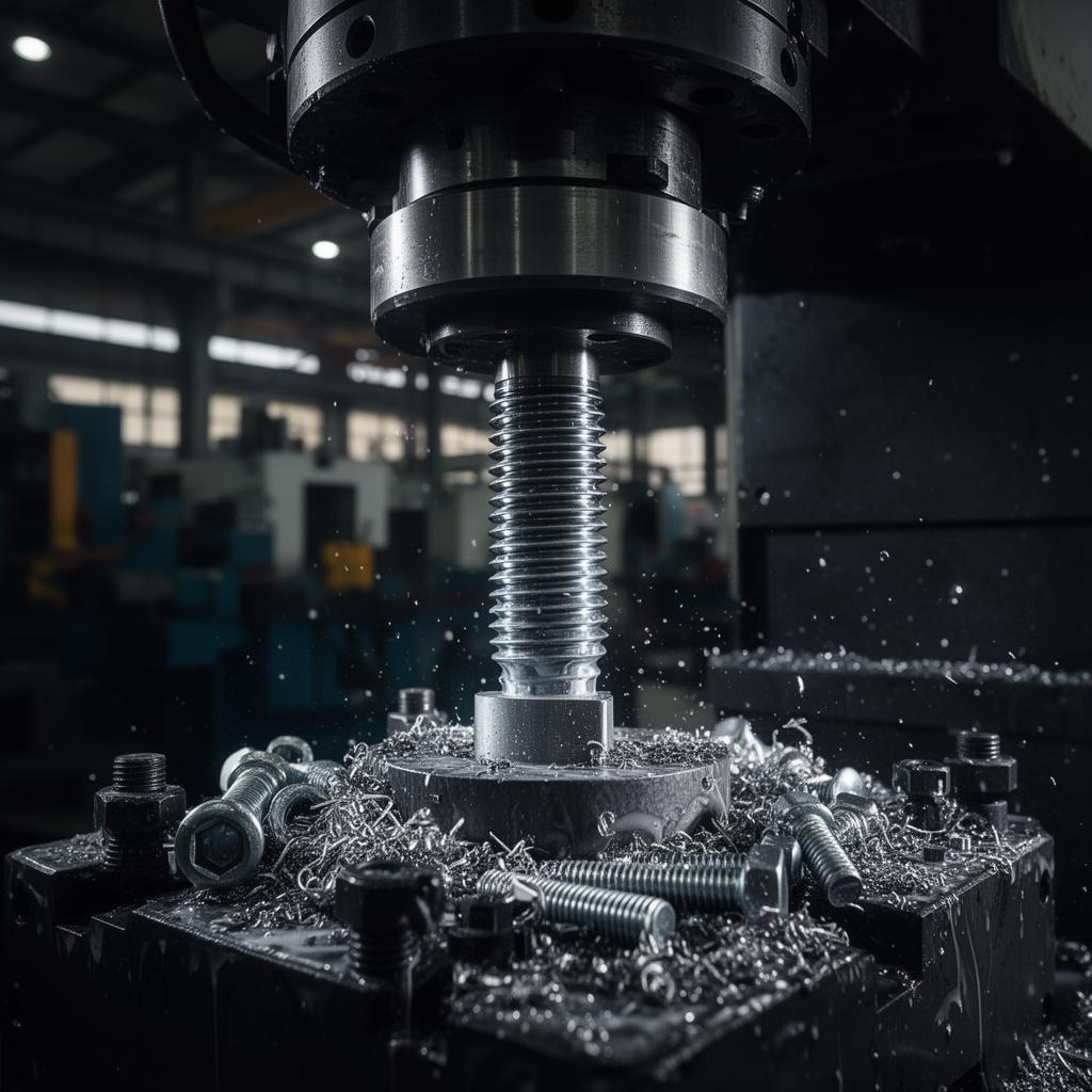 CNC cold-forging of high-tensile bolts